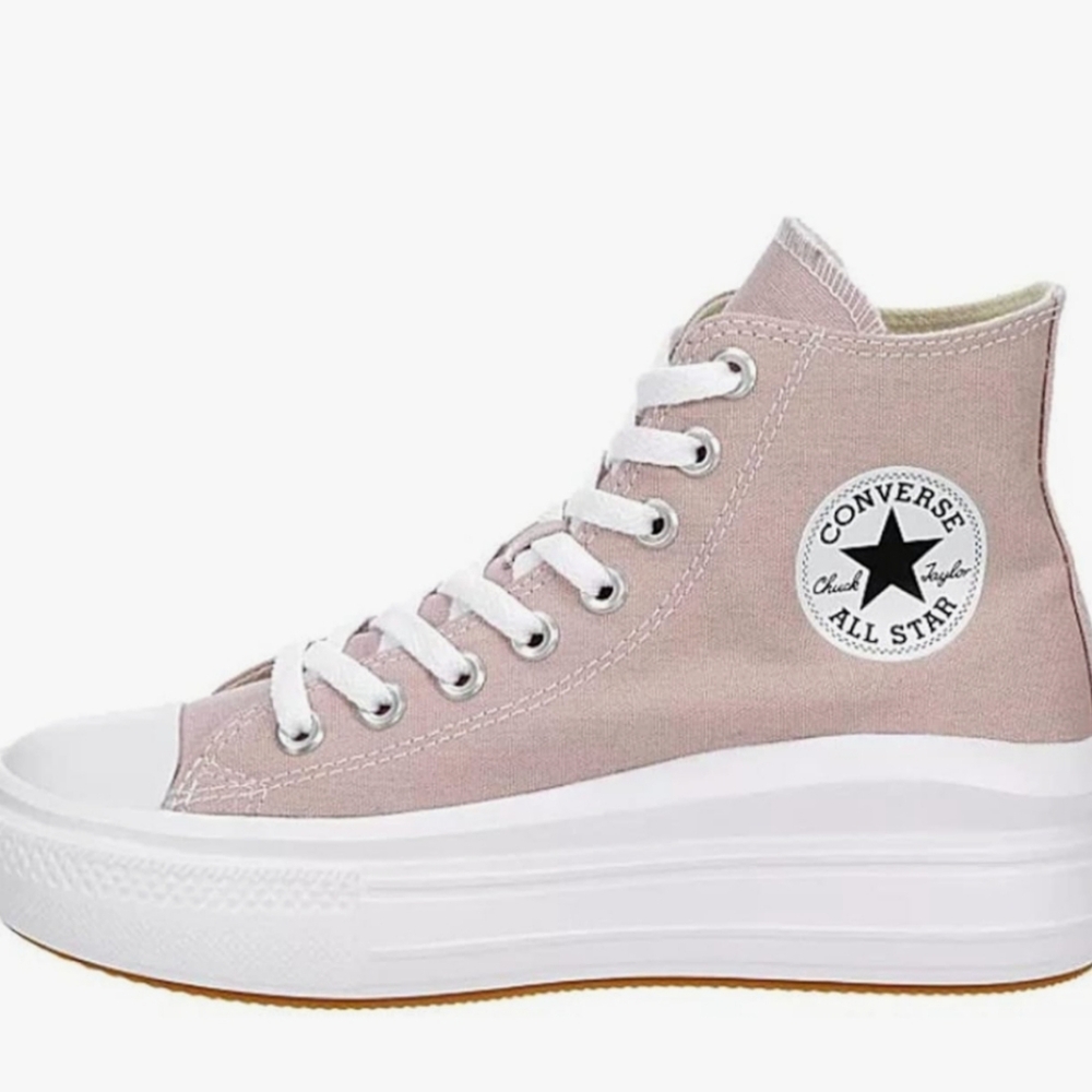 Converse Light Pink/Oat Milk High-Tops